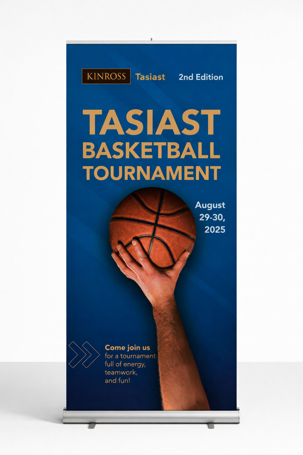 Kinross BasketballTournament RollUp Ingles